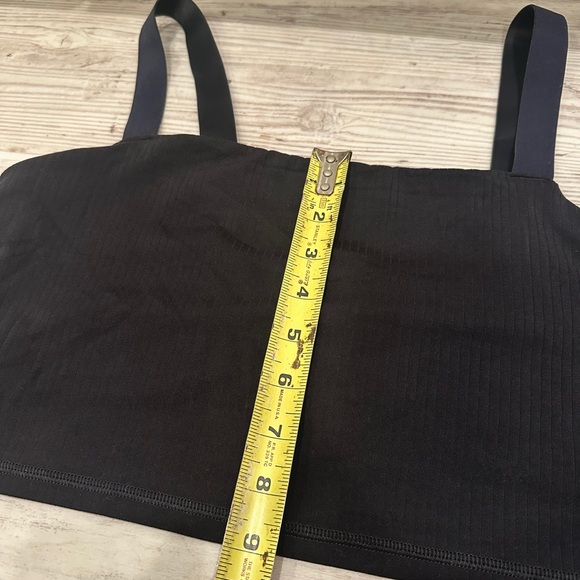 OFFLINE by Aerie Black Real Me Ribbed Longline Sports Bra - XL - Picture 7 of 9